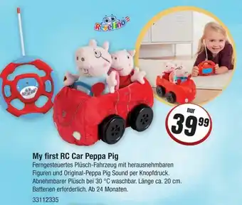 Vedes My First RC Car Peppa Pig Angebot