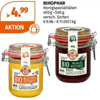 Müller Bihophar Honigspezialitäten 450-500g Angebot