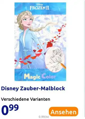 Action Disney Zauber Malblock Angebot