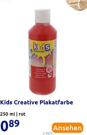 Action Kids Creative Plakatfarbe 250ml Angebot