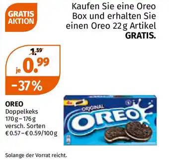 Müller Oreo Doppelkeks 170-176g Angebot