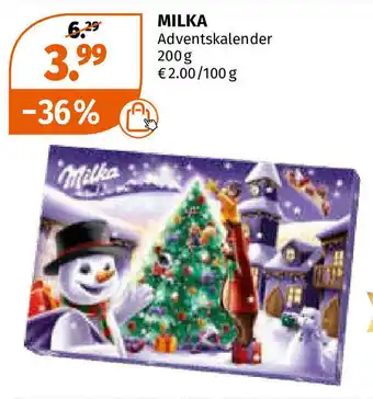 Müller Milka Adventskalender 200g Angebot