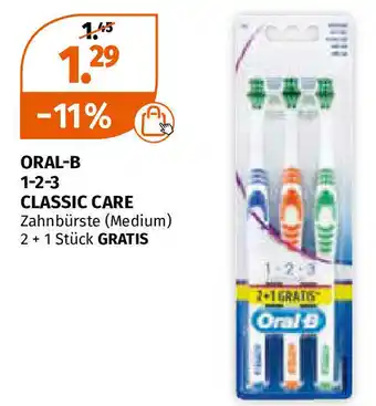 Müller Oral B 1-2-3 Classic Care Zahnbürste Angebot