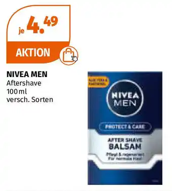 Müller Nivea Men Aftershave 100ml Angebot