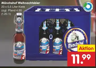 Netto Marken-Discount Mönchshof Weihnachstbier Angebot