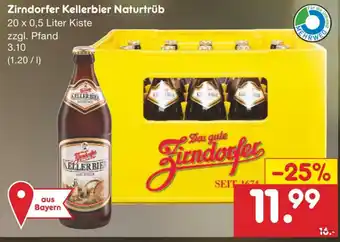 Netto Marken-Discount Zirndorfer Kellerbier Naturtrüb Angebot