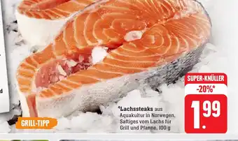 Edeka Neukauf Lachssteaks, 100 g Angebot