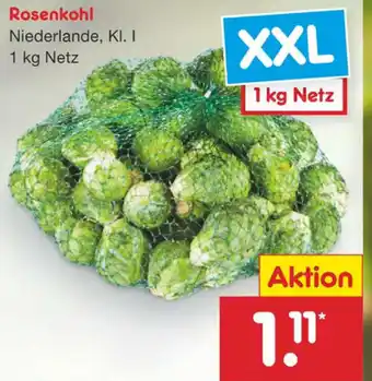 Netto Marken-Discount Rosenkohl 1kg Angebot