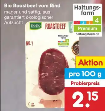 Netto Marken-Discount Bio Roastbeef vom Rind Angebot