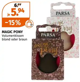 Müller Magic Pony Volumenkissen blond oder braun Angebot