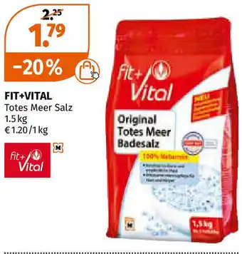 Müller Fit+Vital Totes Meer Salz 1.5kg Angebot