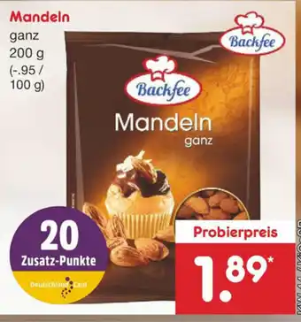 Netto Marken-Discount Mandeln ganz 200g Angebot