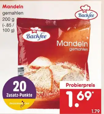 Netto Marken-Discount Mandeln gemahlen 200g Angebot