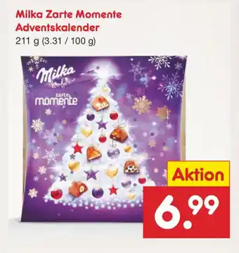 Netto Marken-Discount Milka zarte Momente Adventskalender 211g Angebot