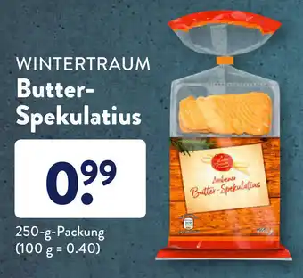 Aldi Süd Wintertraum Butter Spekulatius 250g Angebot