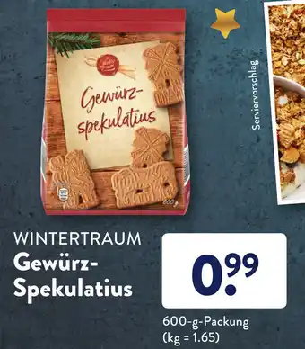 Aldi Süd Wintertraum Gewürz Spekulatius 600g Angebot