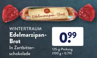 Aldi Süd Wintertraum Edelmarzipan Brot 125g Angebot