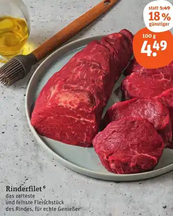 tegut Rinderfilet 100 g Angebot