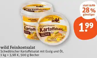 tegut Wild Feinkostsalat 500 g Becher Angebot