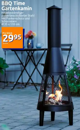 Action BBQ Time Gartenkamin Angebot