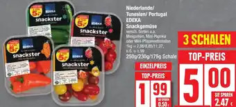 Edeka Niederlande/ Tunesien/ Portugal EDEKA Snackgemüse 250g/230g/175g Schale Angebot