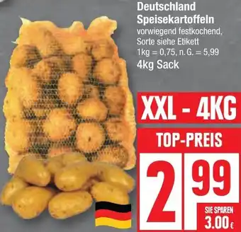 Edeka Deutschland Speisekartoffeln 4kg Sack Angebot