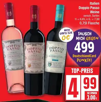 Edeka Italien Doppio Passo Weine 0,75 L Flasche Angebot