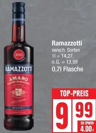 Edeka Ramazzotti 0,7 L Flasche Angebot