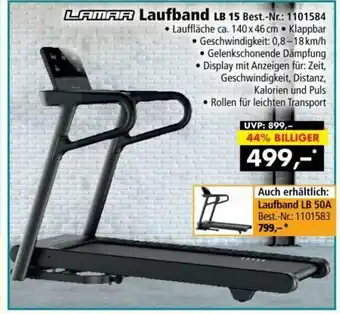 Norma Lamar Laufband LB 15 Angebot