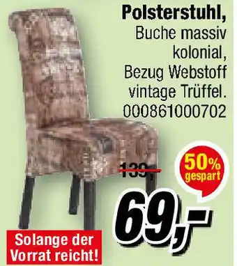 Opti Wohnwelt Polsterstuhl Angebot