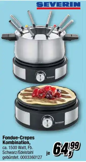 Opti Wohnwelt Severin Fondue Crepes Kombination Angebot