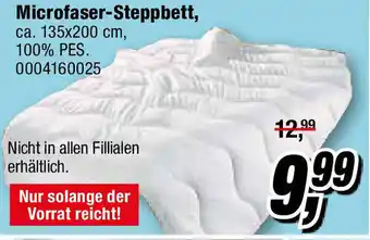 Opti Wohnwelt Microfaser Steppbett Angebot