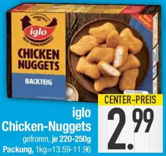 E-Center iglo Chicken-Nuggets 220-250 g Packung Angebot