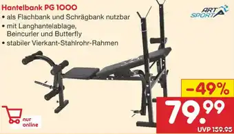 Netto Marken-Discount Hantelbank PG 1000 Angebot