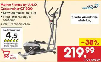 Netto Marken-Discount Motive Fitness by U.N.O. Crosstrainer CT 200 Angebot