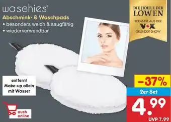 Netto Marken-Discount Waschies Abschmink- & Waschpads Angebot