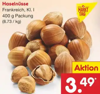 Netto Marken-Discount Haselnüsse Frankreich, Kl. 1, 400 g Packung Angebot