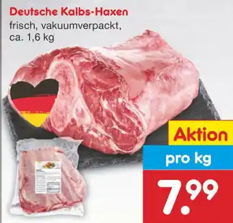 Netto Marken-Discount Deutsche Kalbs-Haxen 1.6 kg Angebot