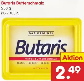 Netto Marken-Discount Butaris Butterschmalz 250 g Angebot