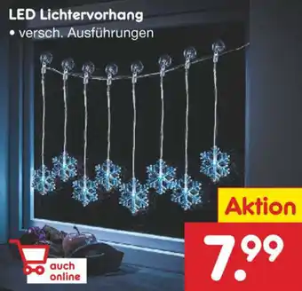 Netto Marken-Discount LED Lichtervorhang versch. Ausführungen Angebot