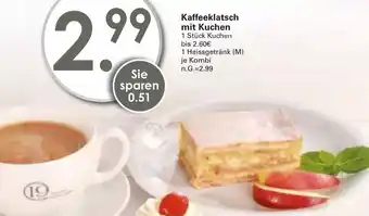 WEZ Kaffeeklatsch mit Kuchen Angebot