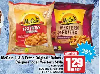 AEZ McCain 1-2-3 Frites Original, Deluxe, Crispers oder Western Style 500-750g Angebot