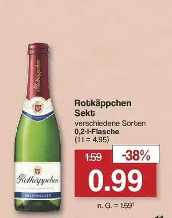 Famila Nord West Rotkäppchen Sekt verschiedene Sorten 0,2-1-Flasche Angebot