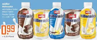 Klaas und Kock müller Müllermilch 400/500 ml Flasche/Becher Angebot