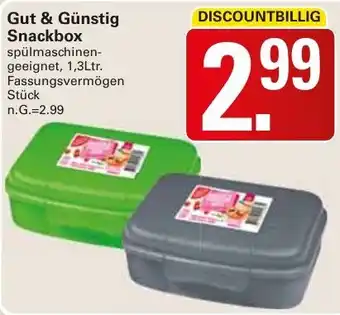 WEZ Gut & Günstig Snackbox Angebot