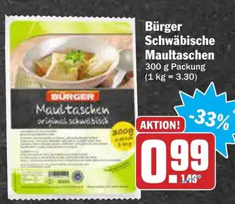 AEZ Bürger Schwäbische Maultaschen 300g Angebot