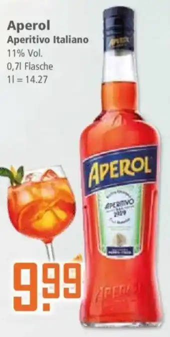 Klaas und Kock Aperol Aperitivo Italiano 0,7 L Flasche Angebot