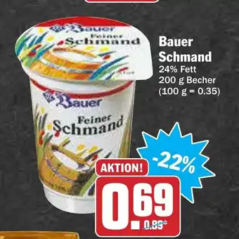 AEZ Bauer Schmand 200g Becher Angebot