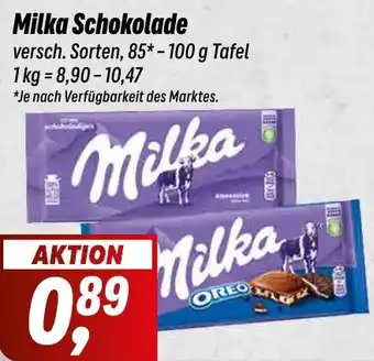 Simmel Milka Schokolade 85-100 g Tafel Angebot