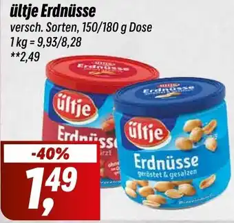 Simmel ültje Erdnüsse 150/180 g Dose Angebot